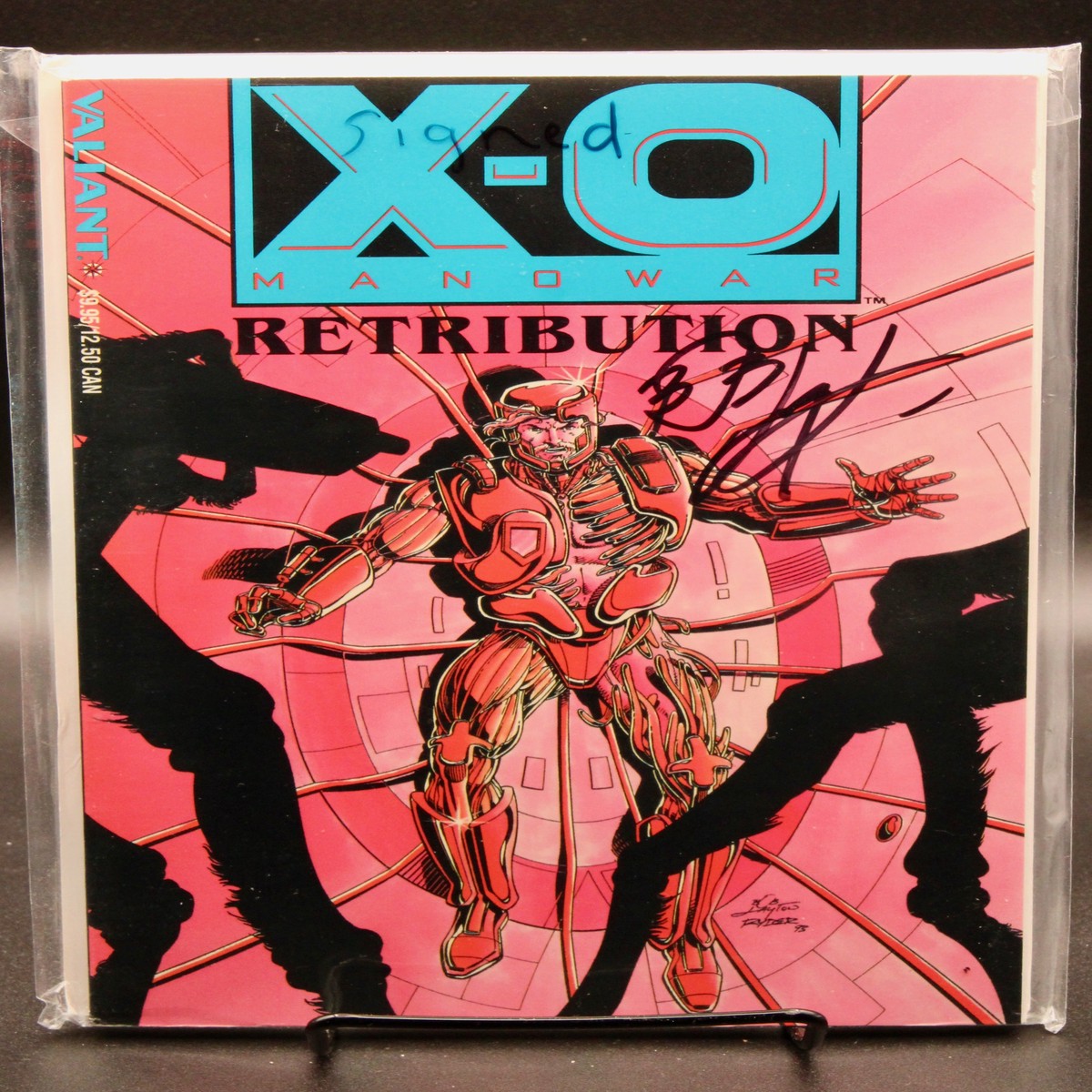 X-O Manowar Retribution ValiantAcclaim (1993) Signed