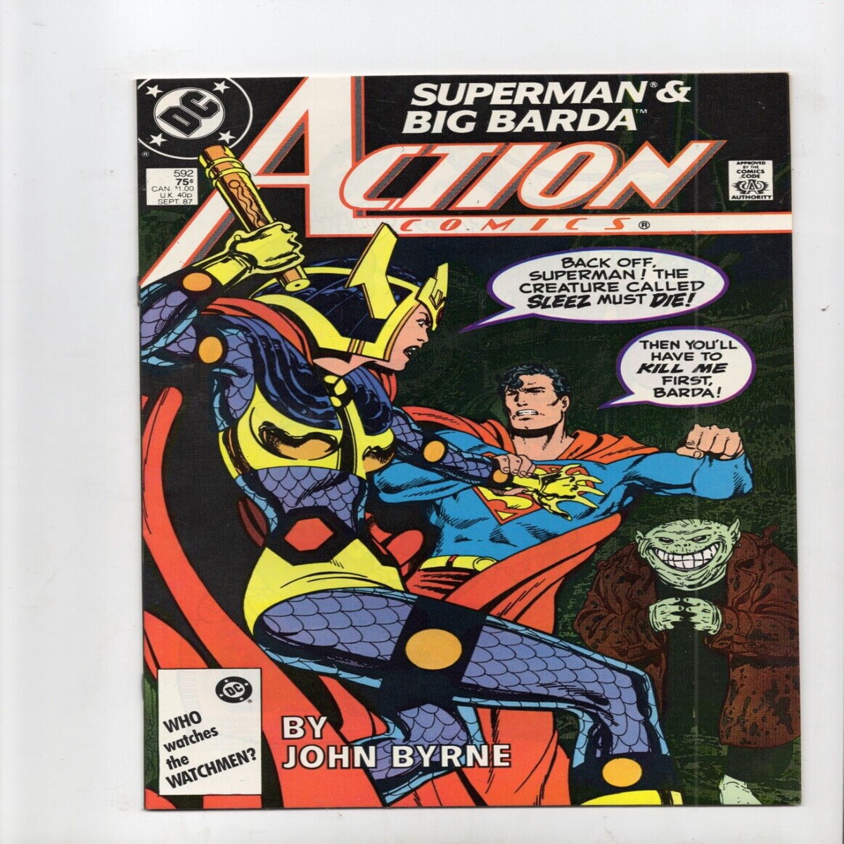 Action Comics 592 DC Comics (1987) Superman and Big Barda Controversial