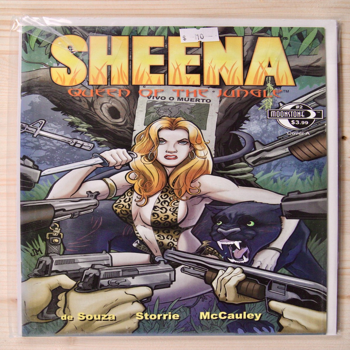 Sheena Queen of the Jungle 2 Moonstone (2021) 94 NM Cover A