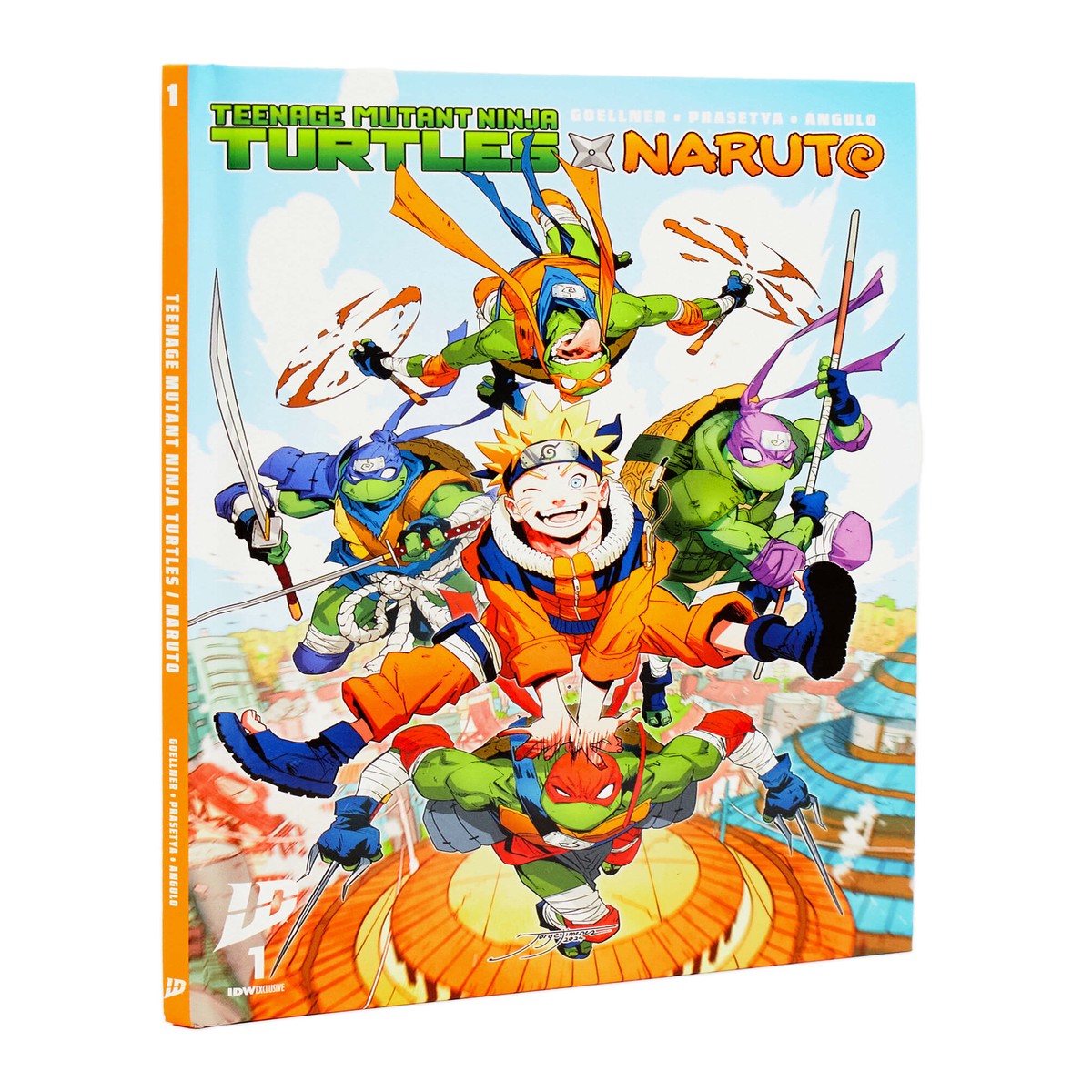 Teenage Mutant Ninja Turtles x NARUTO 1 - IDW Hardcover Exclusive