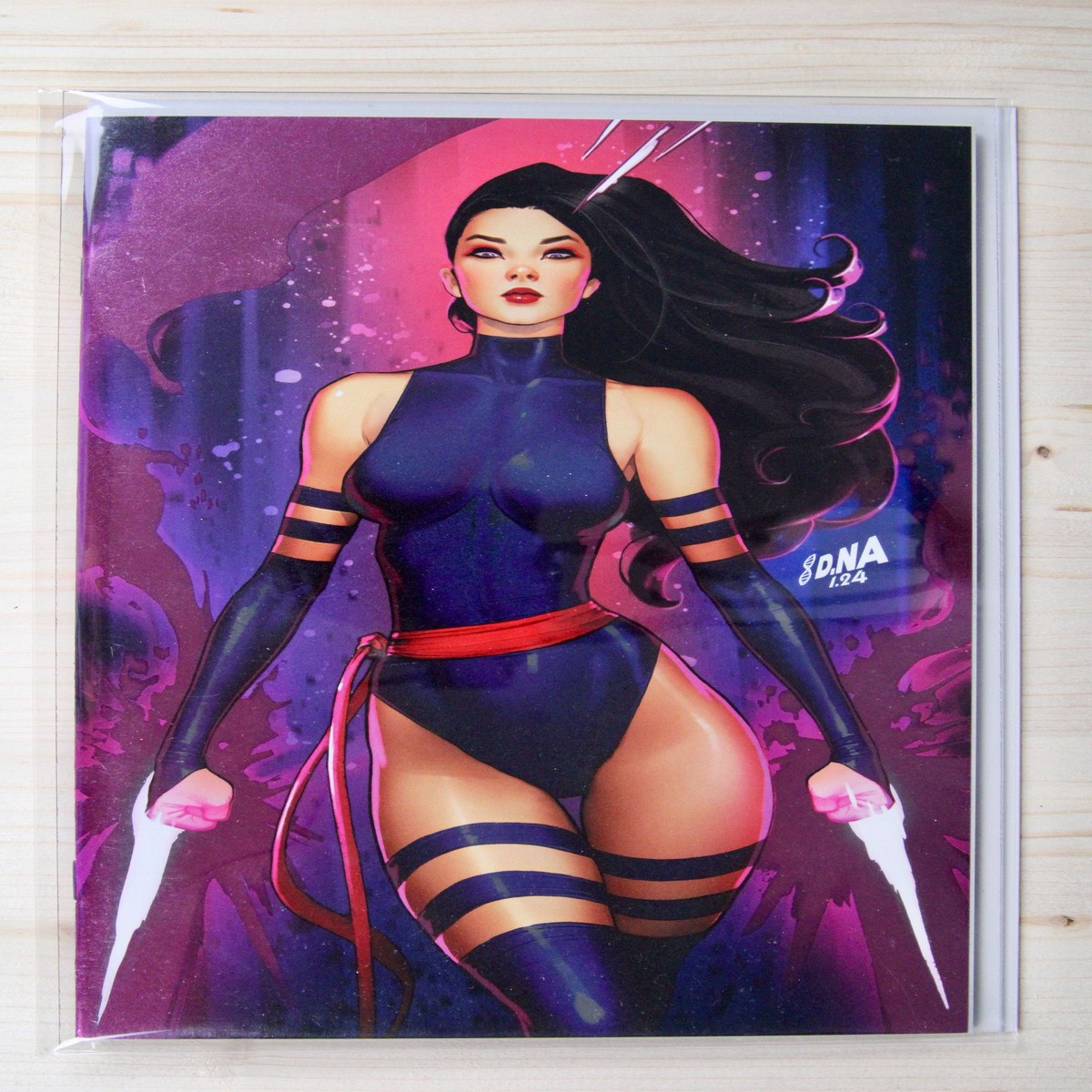 Fall of the House of X 32 Marvel (2020) NM DNA Virgin Foil Psylocke
