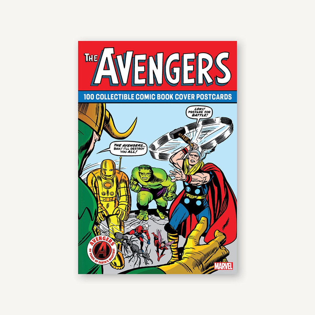 Marvel The Avengers 100 Collectible Comic Book Cover Postcards