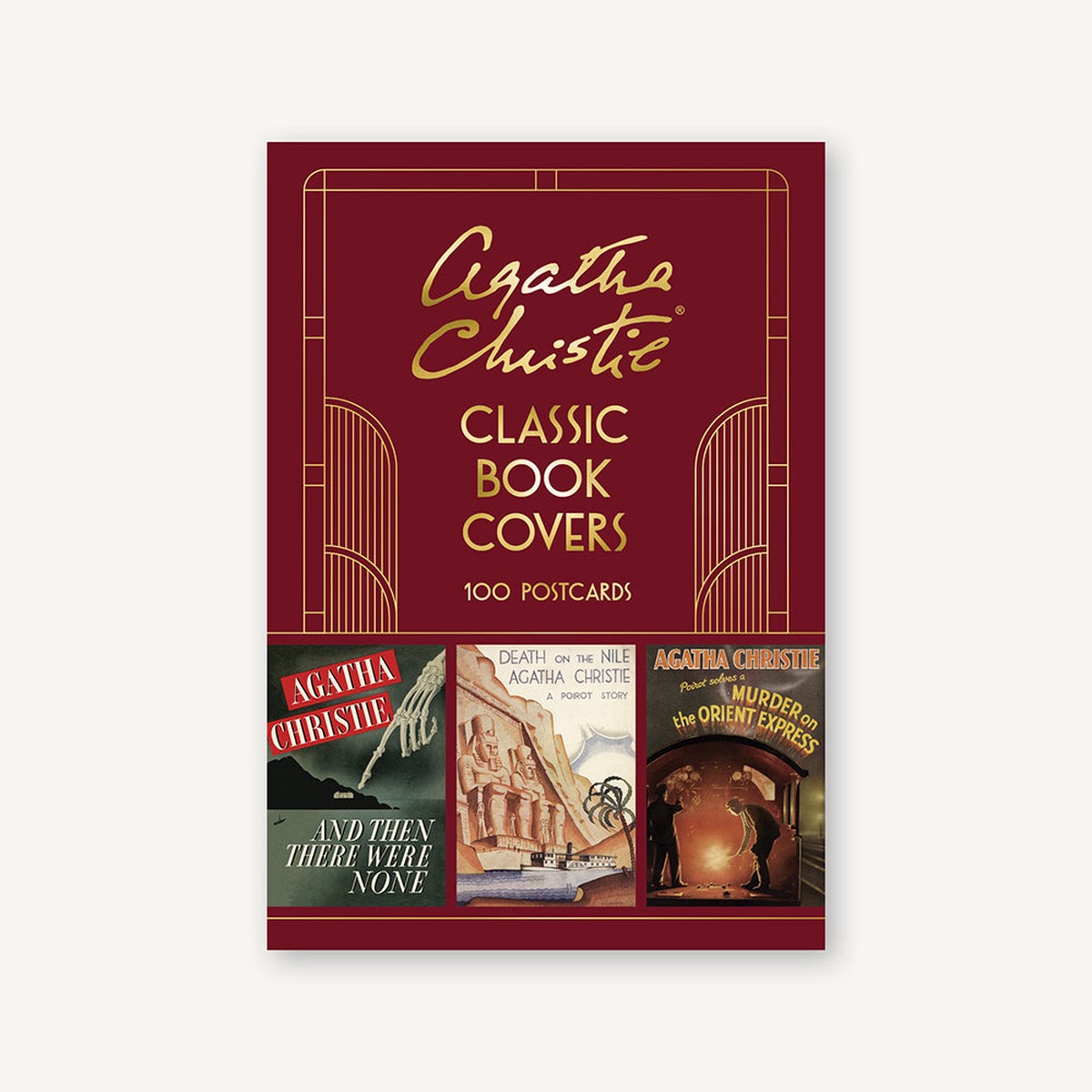 Agatha Christie Classic Book Covers 100 Postcards