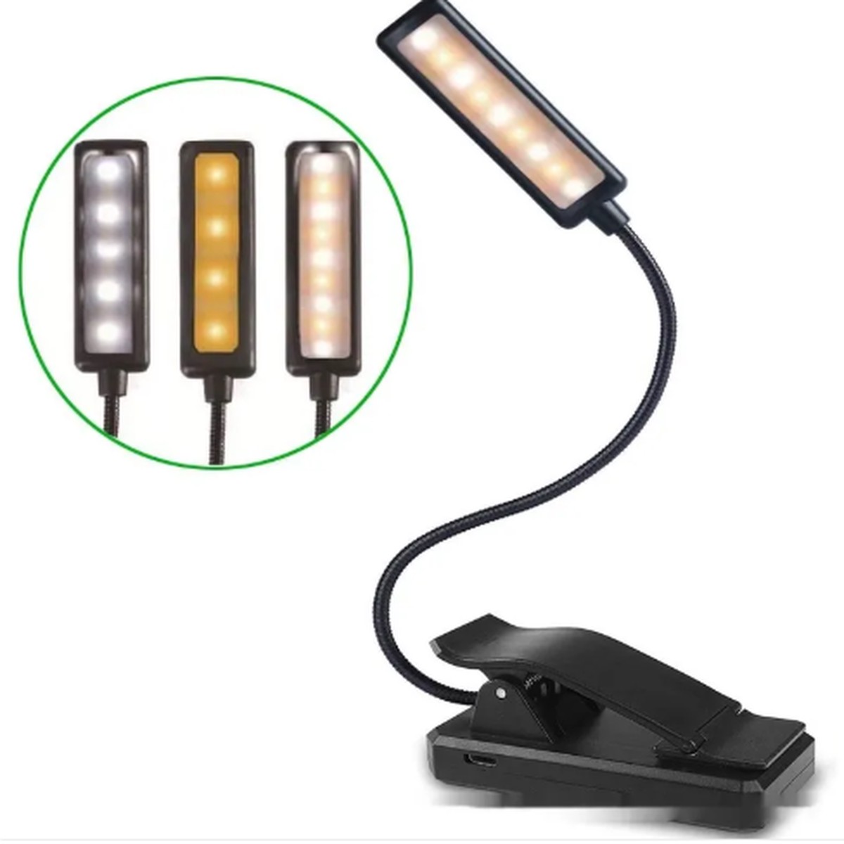 Adjustable Book Clip Lamp