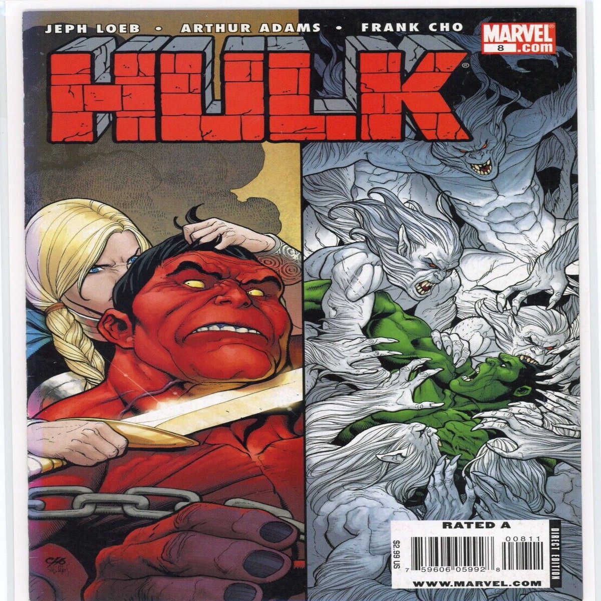 Hulk 8 Marvel Comics (2009) Frank Cho Variant a1